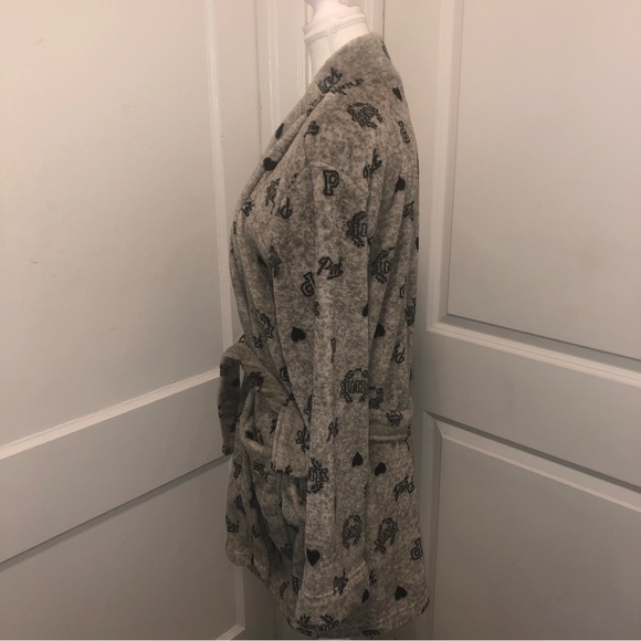 Pink ladies bathrobe dressing gown housecoat size medium - Picture 4 of 5